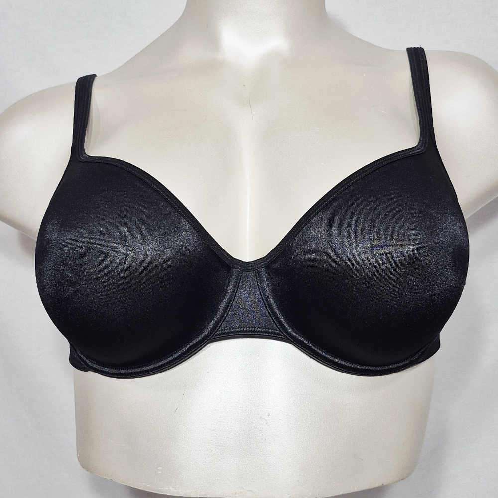 44C Cacique Unlined Seamless Molded Cup Underwire‎ Bra Black